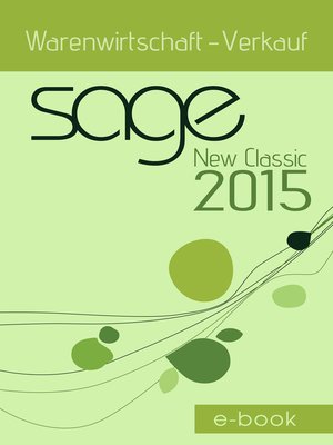 cover image of Sage New Classic 2015 Warenwirtschaft--Verkauf